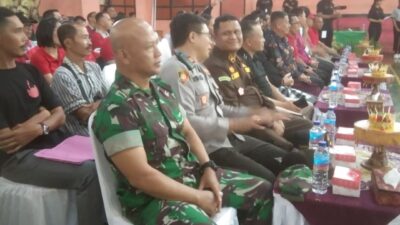 Danramil 1626-02/Susut Hadiri Pembukaan Lomba LKBB Bupati Cup IV Tahun 2023