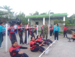 Babinsa Kodim Bangli Ajak Siswa Siswi LPK Bulan Palapa Bali Olahraga Bersama Guna Menjaga Fisik Tetap Prima