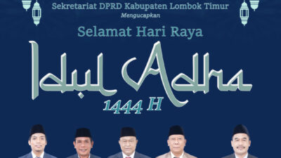DPRD Kabupaten Lombok Timur Mengucapkan Selamat Hari Raya Idul Adha 1444 H