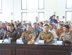 Sosialisasi Revitalisasi Pasar Umum Negara, Bupati Tamba Siap Akomodir Aspirasi Pedagang Ke Pusat