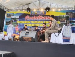 Sosialisasi Pencegahan Rokok Ilegal Di Gor Ki Mageti