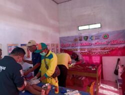 Hut Bhayangkara Ke-77, Polres Way Kanan Gelar Sunatan Massal Di Balai Kampung Neki