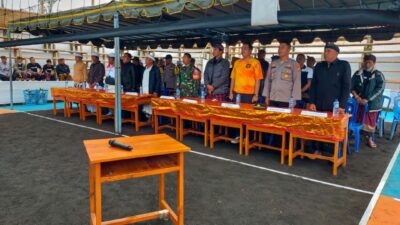 Babinsa Koramil 04/Kintamani Bersinergi Amankan Turnamen Bola Volly Pandan Sari Cup II 2023