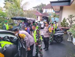 Kodim 1626/Bangli Bersinergi dengan Polres Bangli dan Satpol PP Pemkab Bangli Sidak Penduduk Pendatang