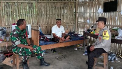 Babinsa Rutin Melakukan Komsos Guna Mengetahui Situasi Wilayah Menjelang Pagelaran Pemilu 2024