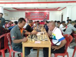 Ketua DPRD Magetan Hadiri Turnamen Catur Di DPC PDI Perjuangan