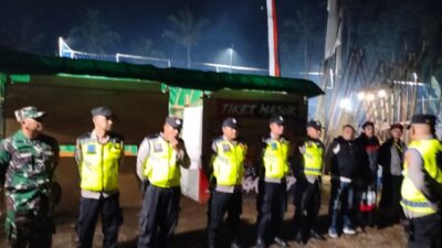 Babinsa Terus Berikan Pengamanan Terbaik Turnamen Futsal BUUNGAN CUP 2023