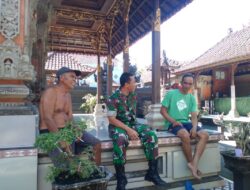 Serap Aspirasi Warga Binaan, Babinsa Anjangsana Di Kediaman Tokoh Masyarakat