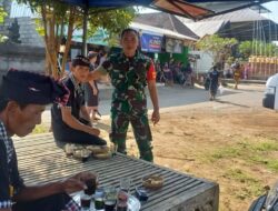Babinsa Banua Amankan Upacara Ngaben Di Desa Binaan