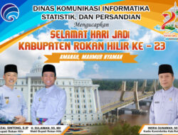 Dinas Komunikasi Informatika Statistik Dan Persandian Kabupaten Rokan Hilir Mengucapkan Selamat Hari Jadi Kabupaten Rokan Hilir Ke 23