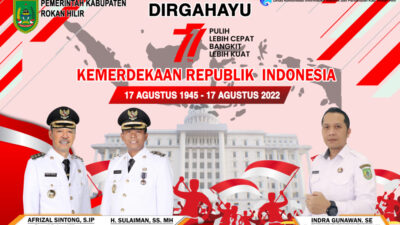 Dinas Komunikasi Informatika Statistik Dan Persandian Kabupaten Rokan Hilir Mengucapkan Dirgahayu Republik Indonesia Ke 77