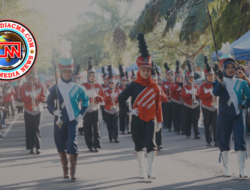 Street Parade Drumband Meriahkan Tahun Baru Islam di Jembrana