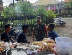Babinsa Sampaikan Himbauan TNI Netral Dalam pemilu Melalui Kegiatan Komsos