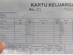 Info Terkini Dari Dukcapil Perihal Kartu Keluarga, Masyarakat Wajib Tahu, Penting, Simak!