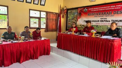 Babinsa Hadiri Rapat Musdes RKPDes Tahun 2023