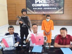Residivis Curat Di Jembrana Berhasil Ditangkap Dan Berkedok Pinjam Motor