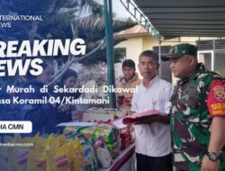 Pasar Murah Di Sekardadi Dikawal Babinsa Koramil 04/Kintamani