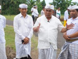 Dukung Industri Hilir Kakao, Bupati Tamba Groundbreaking Factory Sharing Kakao Jembrana