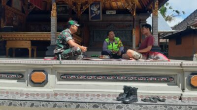 Pererat Hubungan Silahturahmi Dengan Warga Binaan, Babinsa Anjangsana Kerumah Warga Binaan