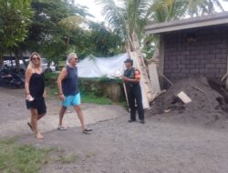 Ciptakan Rasa Aman Babinsa 03/Tembuku Pantau Pengunjung Obyek Wisata Tukad Cepung