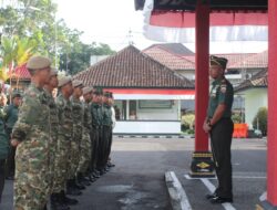 Dandim 1626/Bangli Pimpin Acara Penerimaan Personil Komcad 2023