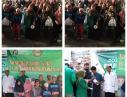 Ir.Hj Indah Kusumawati,MT Bacaleg DPRD Kota Bekasi Dapil III Partai Bulan Bintang Menggelar Santunan Anak Yatim Piatu Warga RW 003 Kelurahan Ciketing Udik
