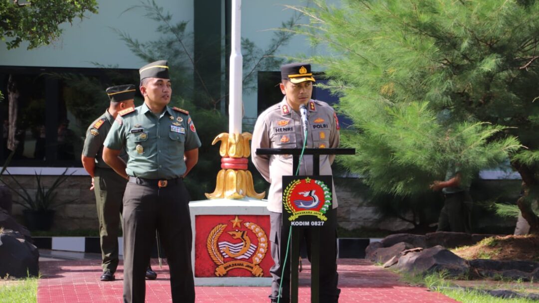 Tingkatkan Sinergisitas, Kodim 0827 Dan Polres Sumenep Gelar Apel Gabungan