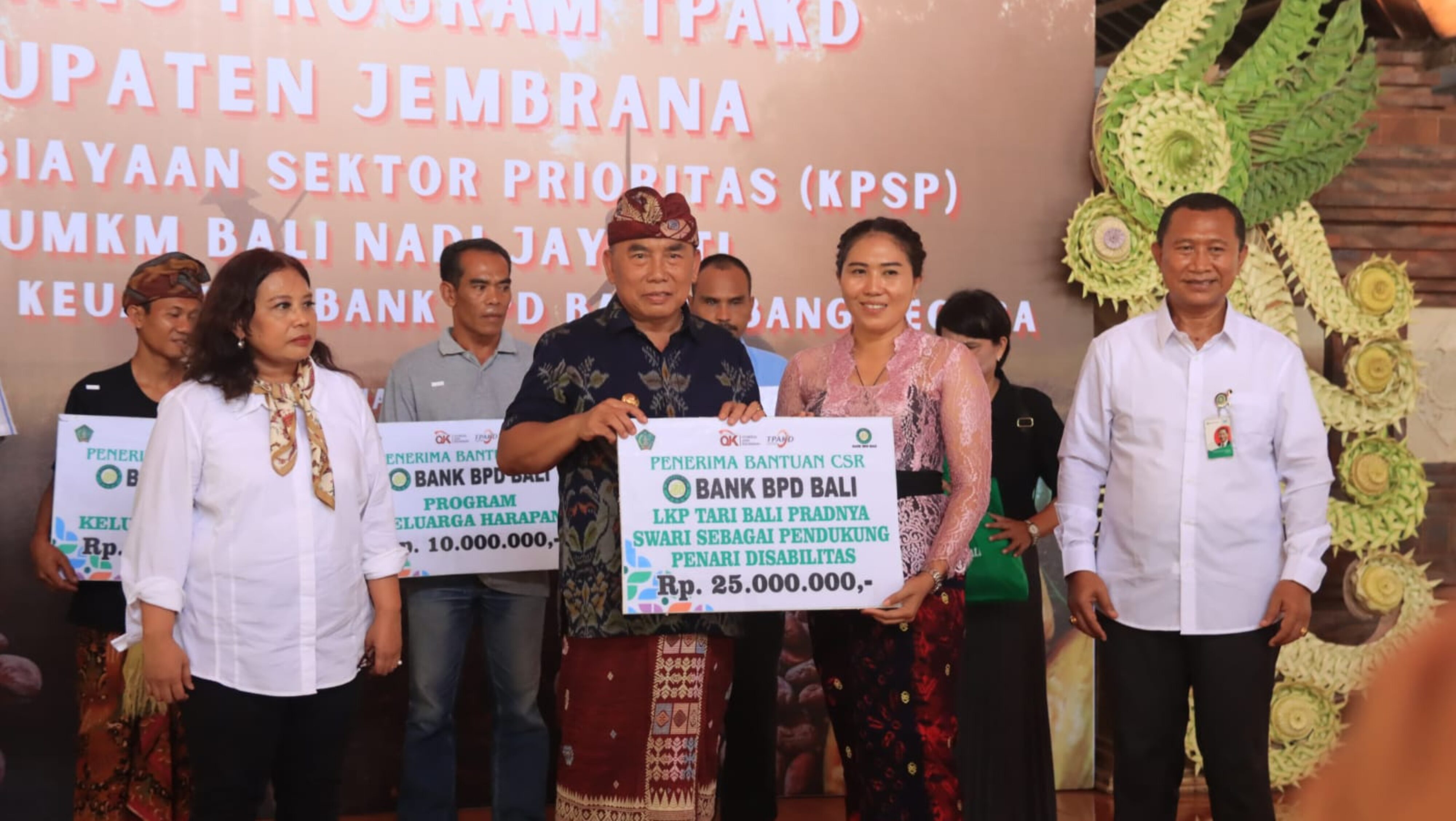 Pertama Di Bali, Bank BPD Bali Pilih Jembrana Launching Kredit Pembiayaan Sektor Prioritas