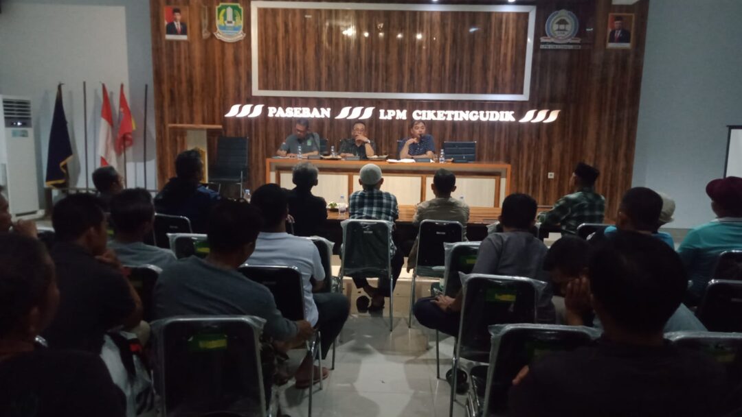 Serap Dana Kompensasi Sampah TPST Bantargebang, LPM Ciketingudik Rilis Rencana Pembangunan Triwulan I