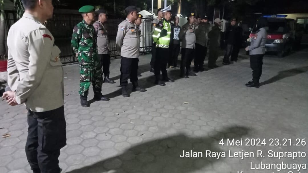 Kapolsek Setu Bersama Jajaran Personil Gabungan Giat OKJ