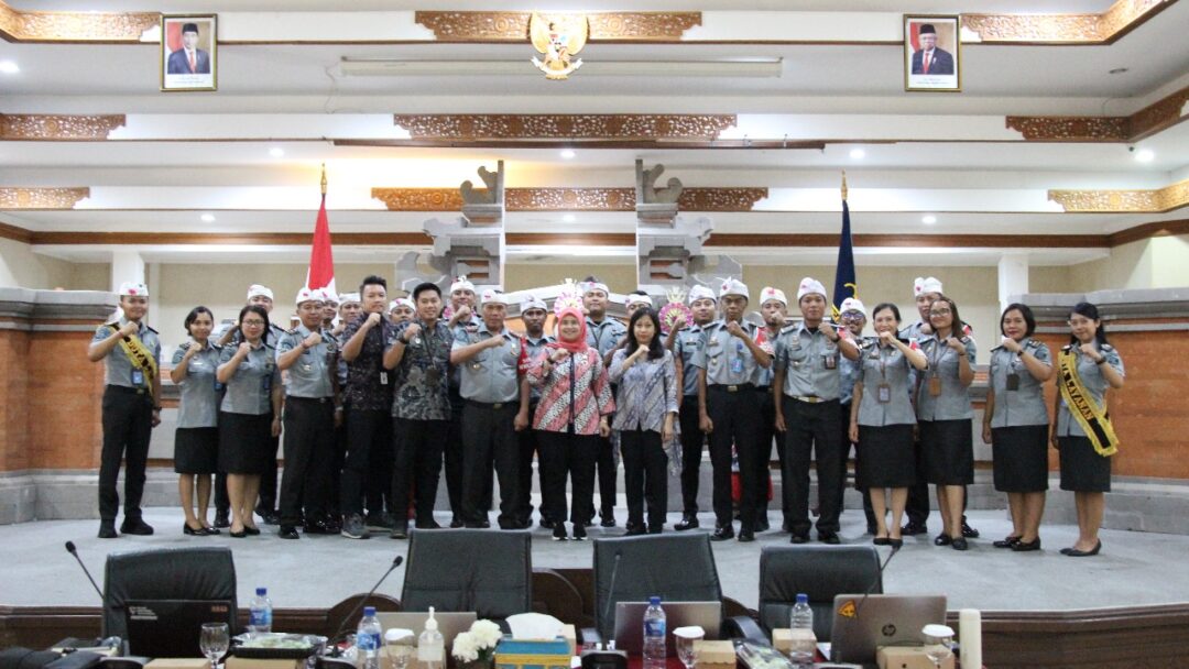 Rutan Kelas IIB Negara Mengikuti Kegiatan Desk Evaluasi TPI