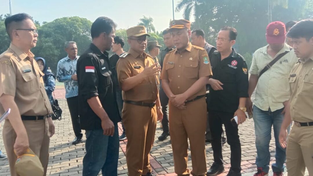 Desak Pemkot Bekasi Cairkan Upah PHL Kali Asem, Pemuda Demokrat Indonesia Gerudug Raden Gani Mohamad