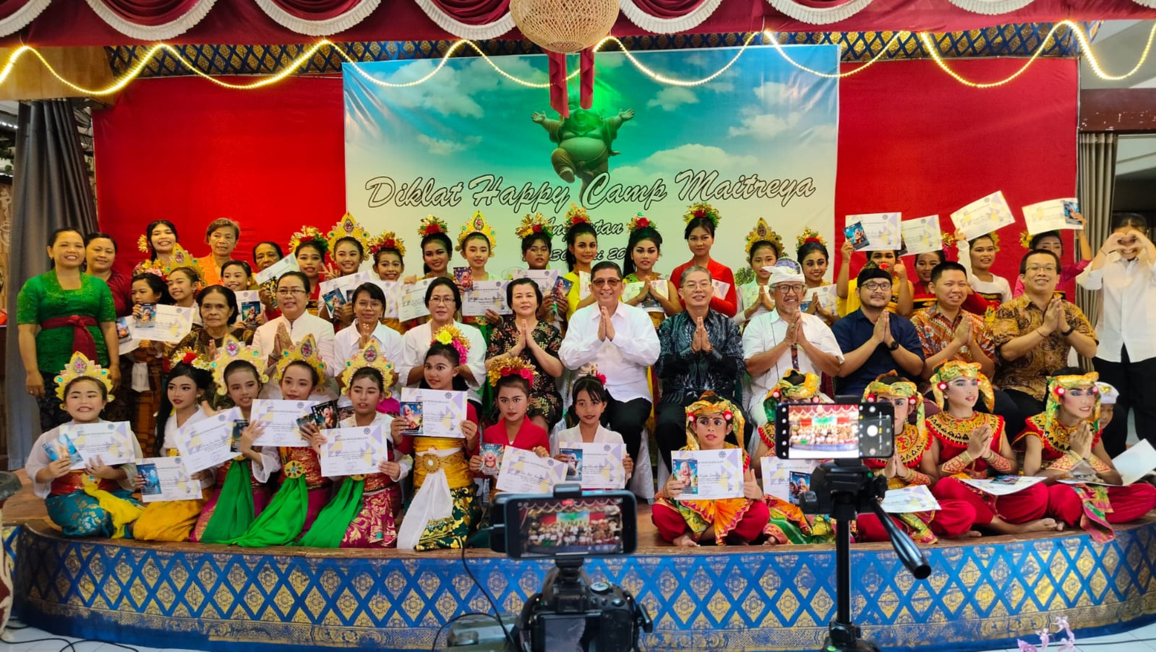 Acara Penutupan Diklat Happy Camp Maitreya dan Pentas Seni Sekolah Minggu di Jembrana, Bali