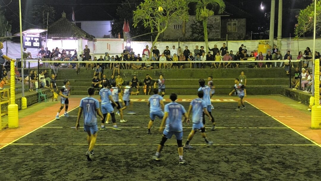 Turnamen Volly Brajamusti CUP di Desa Gumbrih Jembrana Bali