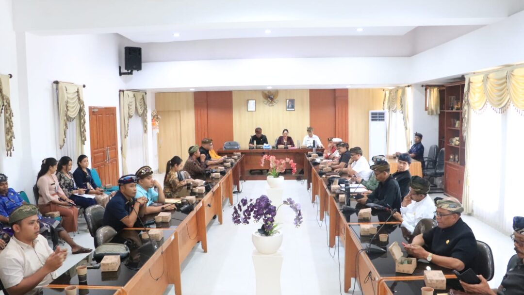 DPRD Jembrana Gelar Rapat Paripurna Dan Raker Pansus Bahas Hasil Fasilitasi Gubernur Atas Ranperda