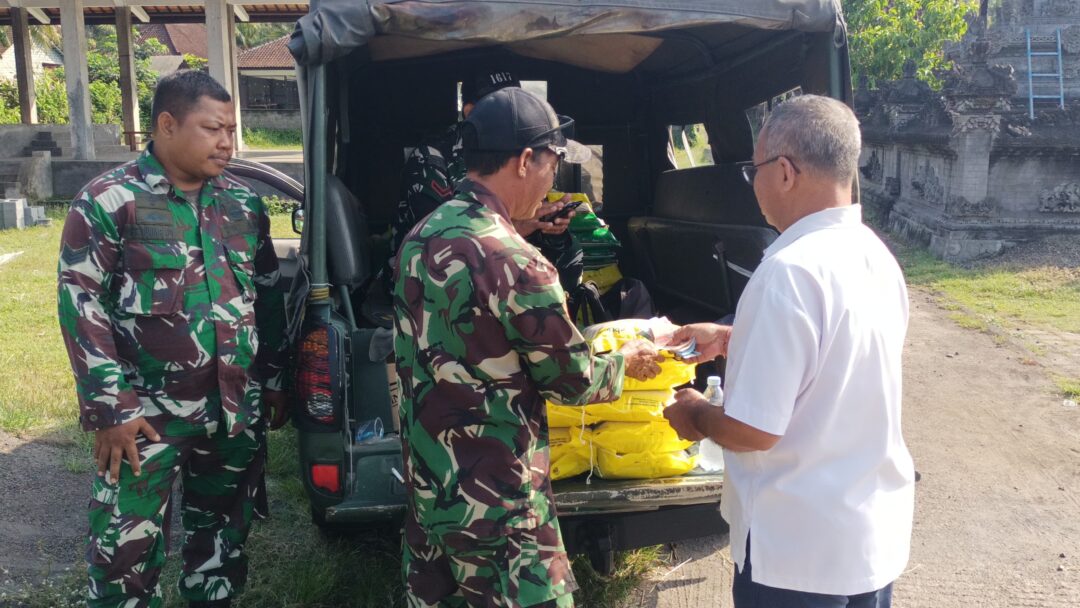 Rayakan HUT TNI Ke-80,Kodim 1617/Jembrana Gelar Gerakan Pangan Murah